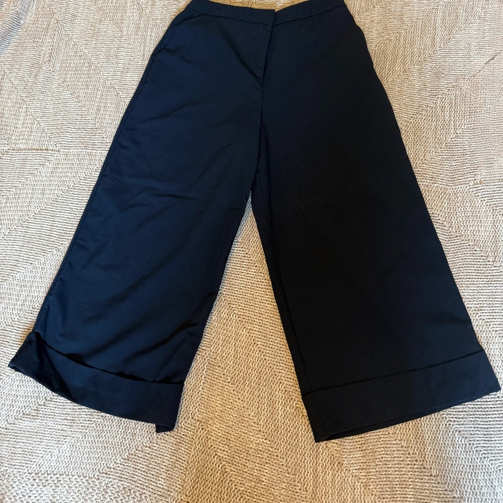 ASOS Navy Cropped Trousers
